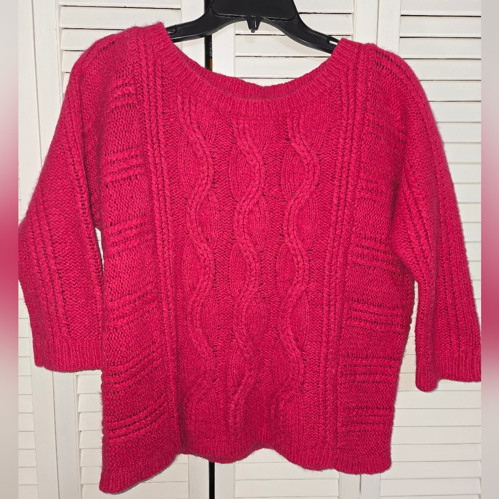 Ann Taylor LOFT Women's S Cable Knit Sweater